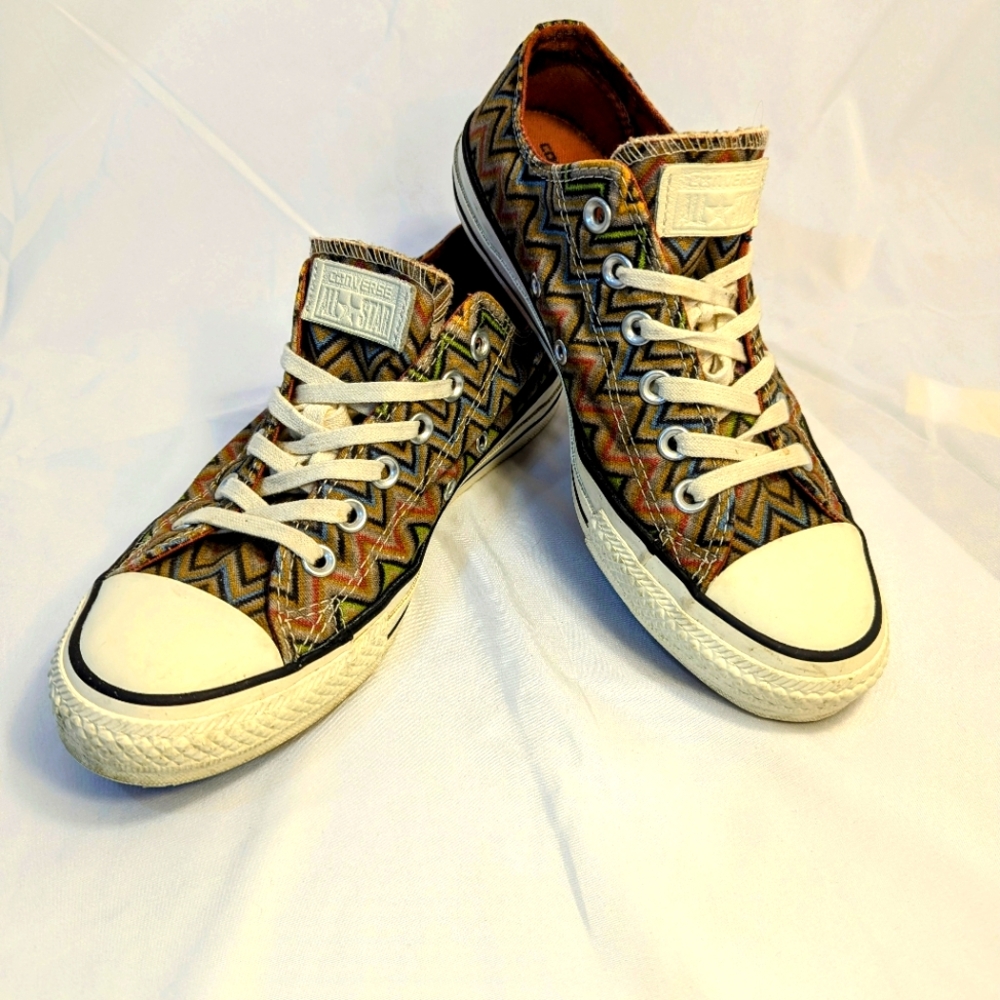 Converse x Missoni All Star Low Sneakers Women’s size 7.5 Chevron Chuck Taylor